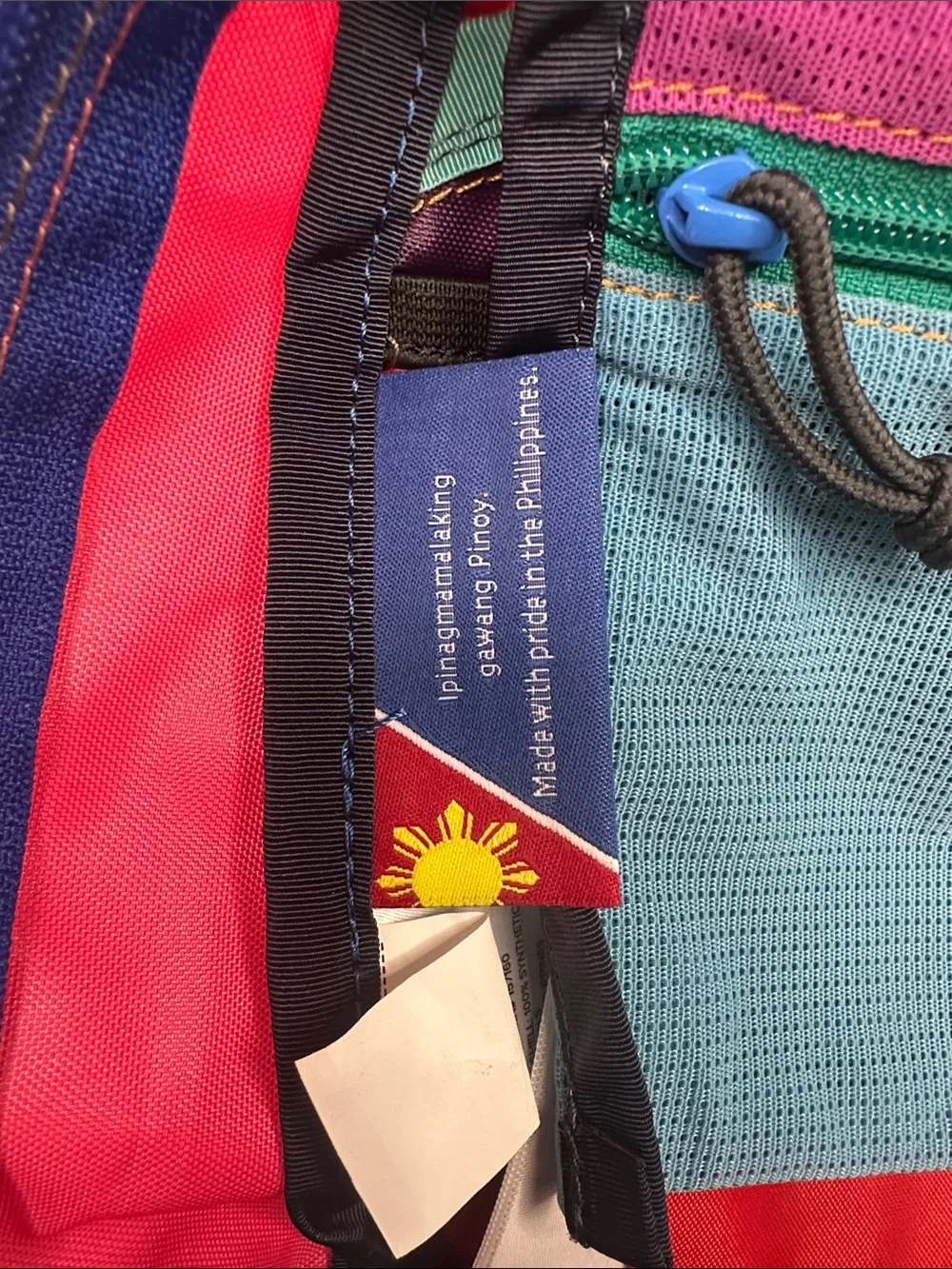Cotopaxi Batac Del Día 16L Backpack One-of-a-Kind Multicolor Lightweight Daypack